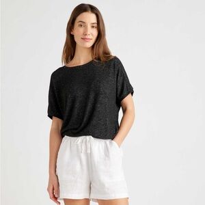 Quince Brushed Short Sleeve Lounge Tee